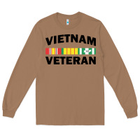 Toasted Coconut vietnam veteran flag Long Sleeve Tee - linhVisuals