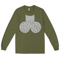 Army Green dick head ball sack Long Sleeve Tee - linhVisuals