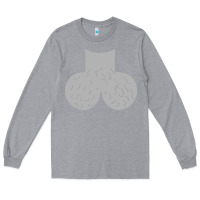 Heather Grey dick head ball sack Long Sleeve Tee - linhVisuals