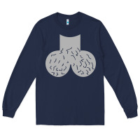 Navy dick head ball sack Long Sleeve Tee - linhVisuals