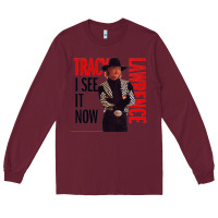 Burgundy tracy lawrence Long Sleeve Tee - linhVisuals