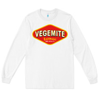 White vegemite Long Sleeve Tee - linhVisuals