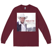 Burgundy tracy lawrence   frozen in time   a Long Sleeve Tee - linhVisuals