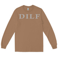 Toasted Coconut dilf Long Sleeve Tee - linhVisuals