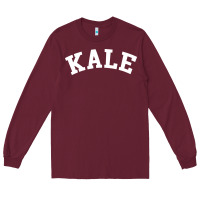 Burgundy vintage kale university Long Sleeve Tee - linhVisuals