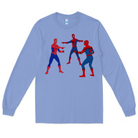 Colony Blue spidey meme Long Sleeve Tee - linhVisuals