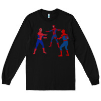 Black spidey meme Long Sleeve Tee - linhVisuals