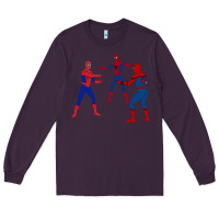 Plum spidey meme Long Sleeve Tee - linhVisuals
