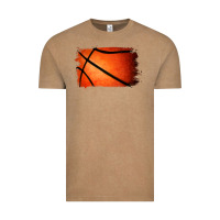 Vintage Coffee Basketball Brushstroke Vintage Tee - RanaPortraitStore