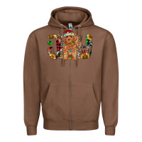 Chestnut toy poodle christmas joy Zipper Hoodie - RanaPortraitStore