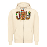 Sandshell toy poodle christmas joy Zipper Hoodie - RanaPortraitStore
