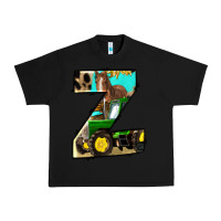 Black farm life alphabet lowercase letters z Urban Heavy Tee - BundleAndBundleShop