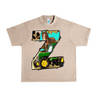 French Oak farm life alphabet lowercase letters z Urban Heavy Tee - BundleAndBundleShop