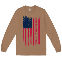 Toasted Coconut correctional officer shirts   correctional prison officer thin silver Long Sleeve Tee - linhVisuals