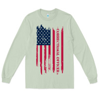 Matcha correctional officer shirts   correctional prison officer thin silver Long Sleeve Tee - linhVisuals