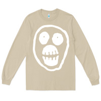 Mushroom the mighty boosh monkey skull Long Sleeve Tee - linhVisuals