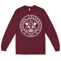 Burgundy drexel university Long Sleeve Tee - linhVisuals