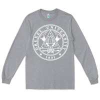 Heather Grey drexel university Long Sleeve Tee - linhVisuals