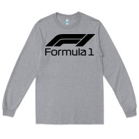 Heather Grey formula 1 Long Sleeve Tee - linhVisuals