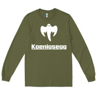 Army Green ghost koenisegg Long Sleeve Tee - linhVisuals