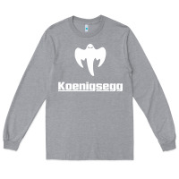 Heather Grey ghost koenisegg Long Sleeve Tee - linhVisuals