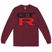 Burgundy gtr Long Sleeve Tee - linhVisuals