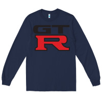 Navy gtr Long Sleeve Tee - linhVisuals