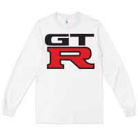 White gtr Long Sleeve Tee - linhVisuals