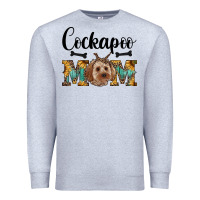 Heather Grey Western Cockapoo Mom Premium Sweatshirt - RanaPortraitStore
