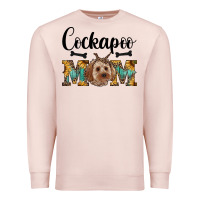 Pale Pink Western Cockapoo Mom Premium Sweatshirt - RanaPortraitStore