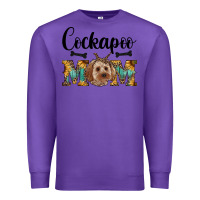 Purple Western Cockapoo Mom Premium Sweatshirt - RanaPortraitStore