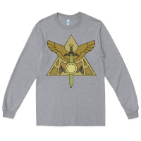 Heather Grey hexside covens Long Sleeve Tee - linhVisuals