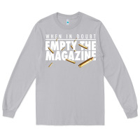 Moon Dust when in doubt empty the magazine Long Sleeve Tee - linhVisuals