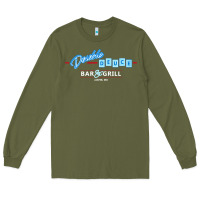 Army Green roadhouse double deuce Long Sleeve Tee - linhVisuals