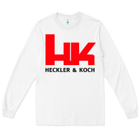 White hk black Long Sleeve Tee - linhVisuals