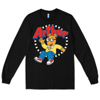 Black Funko Up Arthur Long Sleeve Tee - linhVisuals