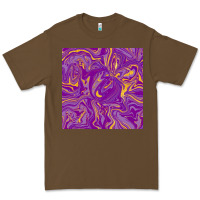 Cacao Abstract Mardi Gras Seamless Pattern Premium Tee - FaDigitalArtStudio