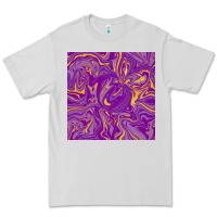 Dove Grey Abstract Mardi Gras Seamless Pattern Premium Tee - FaDigitalArtStudio