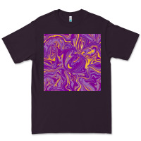 Plum Abstract Mardi Gras Seamless Pattern Premium Tee - FaDigitalArtStudio