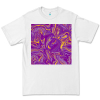 White Abstract Mardi Gras Seamless Pattern Premium Tee - FaDigitalArtStudio