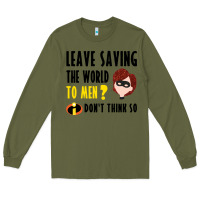 Army Green the incredibles glitter Long Sleeve Tee - linhVisuals