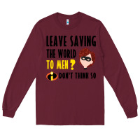 Burgundy the incredibles glitter Long Sleeve Tee - linhVisuals