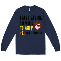 Navy the incredibles glitter Long Sleeve Tee - linhVisuals