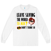 White the incredibles glitter Long Sleeve Tee - linhVisuals