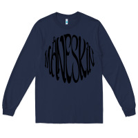 Navy MANESKIN Long Sleeve Tee - linhVisuals