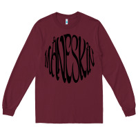 Burgundy MANESKIN Long Sleeve Tee - linhVisuals