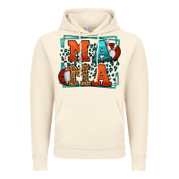 Vintage Artic Bowling mama leopard frame Mother's Day Vintage Hoodie - LillyAllenDesigns
