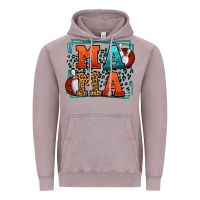 Vintage Zinc Bowling mama leopard frame Mother's Day Vintage Hoodie - LillyAllenDesigns