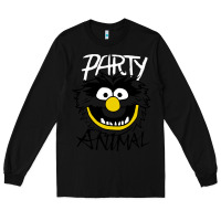 Black the muppets party animal Long Sleeve Tee - linhVisuals