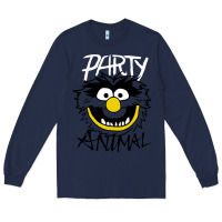 Navy the muppets party animal Long Sleeve Tee - linhVisuals